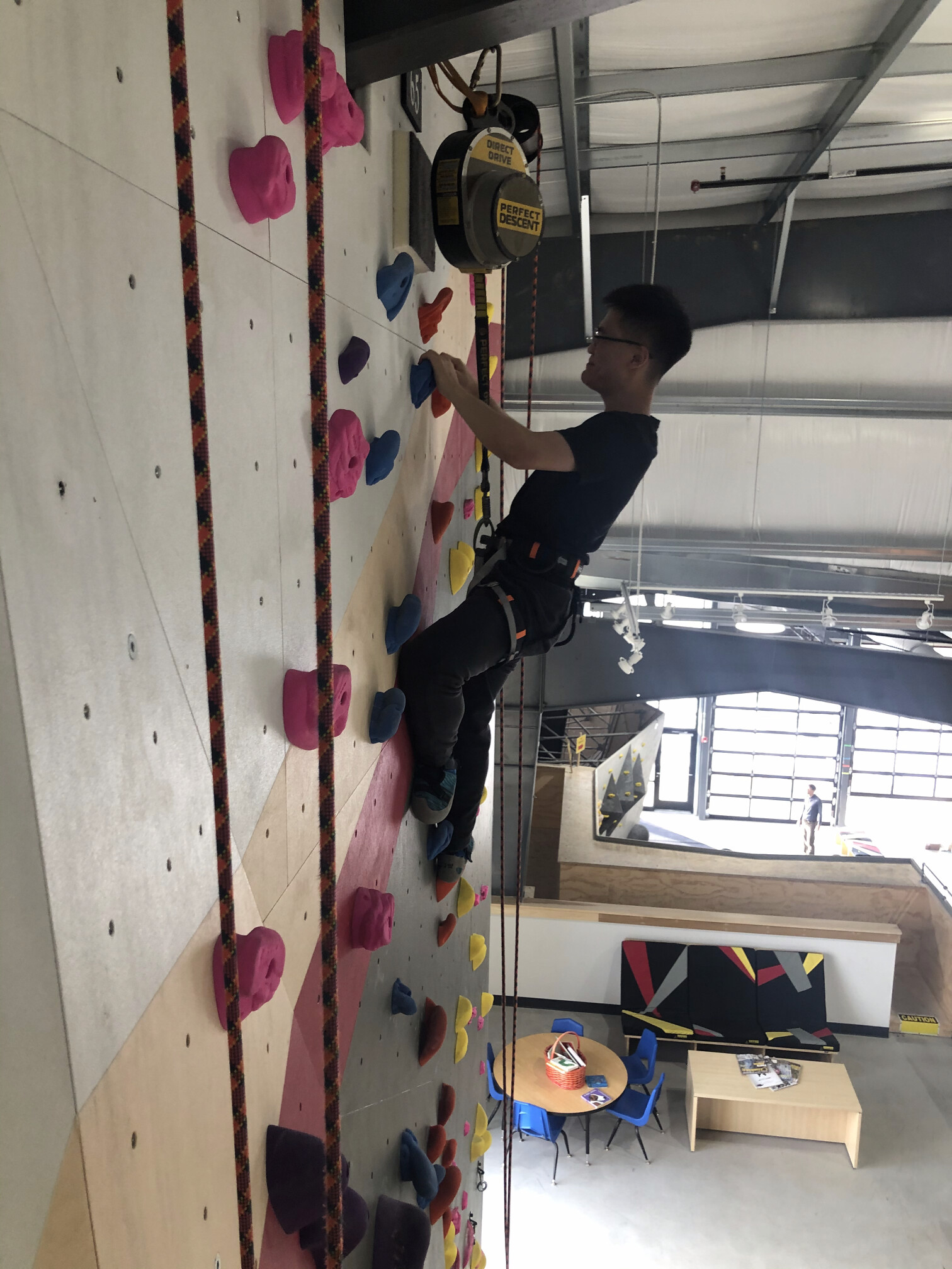 The group went climbing with the Crespo group in December 2019