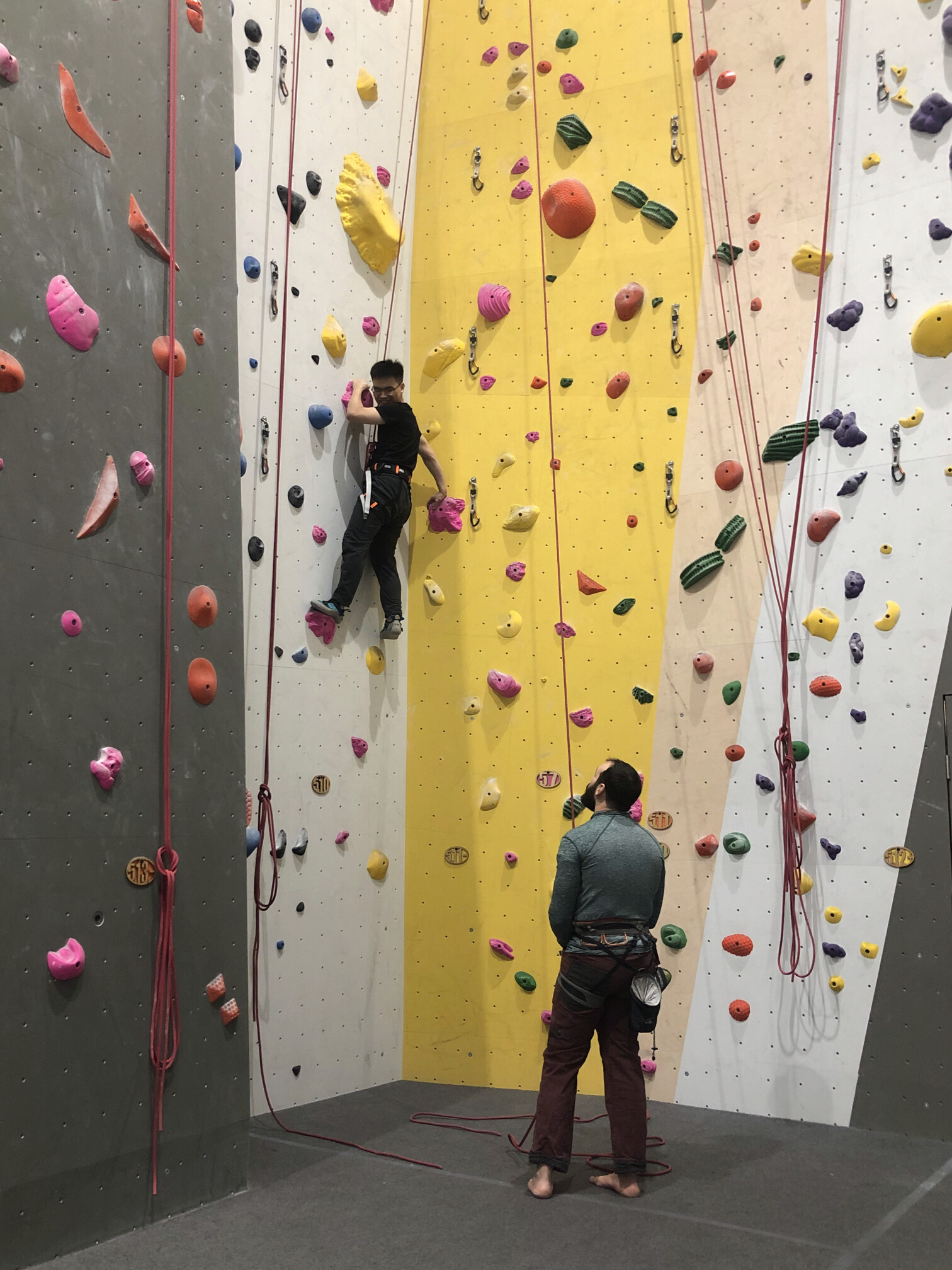 The group went climbing with the Crespo group in December 2019